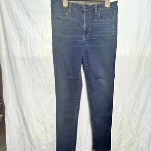 American Eagle Jegging Size 12 Hi Rise Super Super Stretch Dark Wash